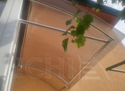 Polycarbonate visors and sheds